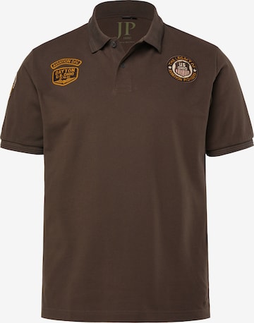 JP1880 Poloshirt in Braun: Vorderseite
