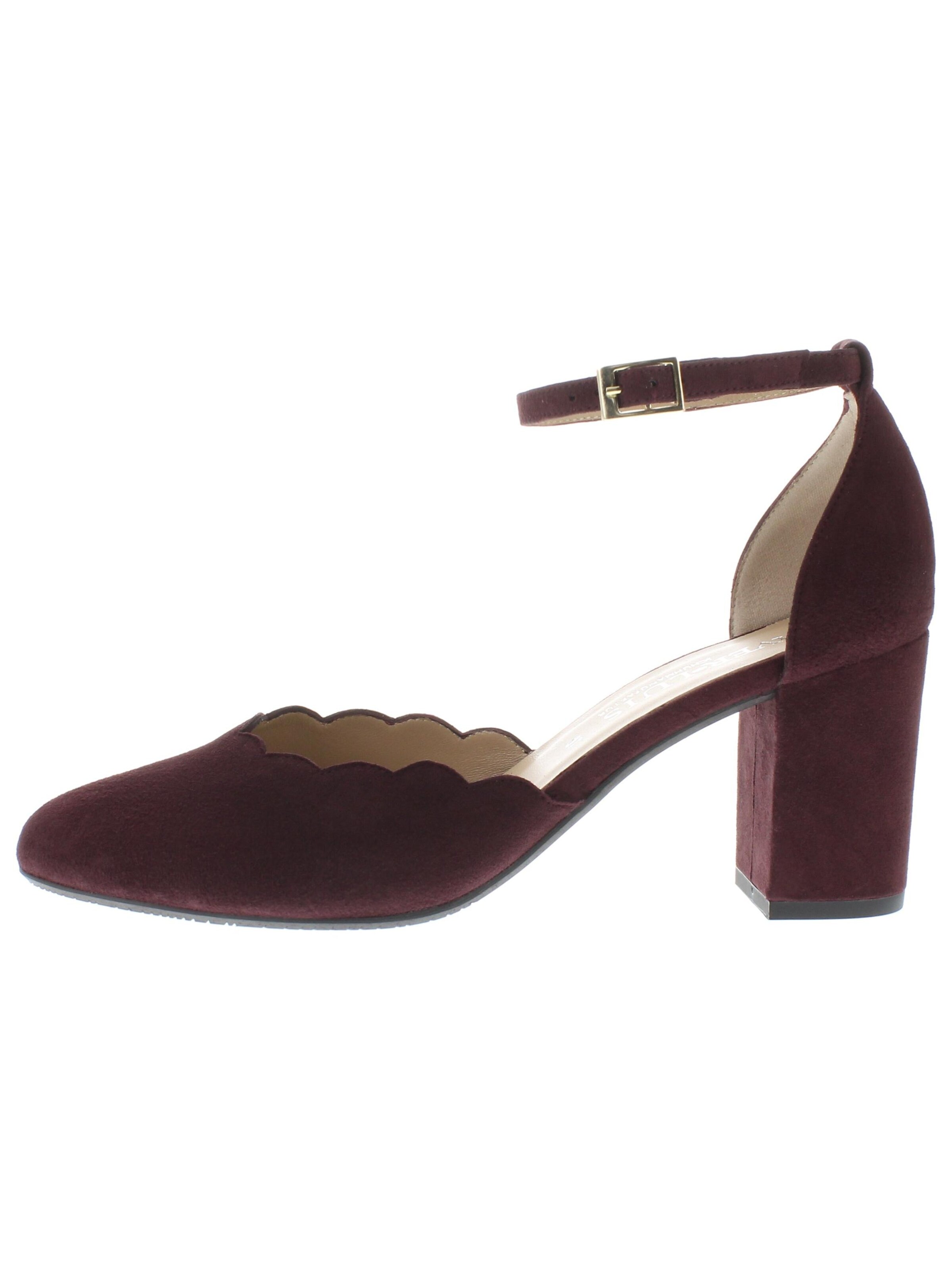 XAVER LUIS Schuhmanufaktur Pumps 'VIOLA' in Red: front