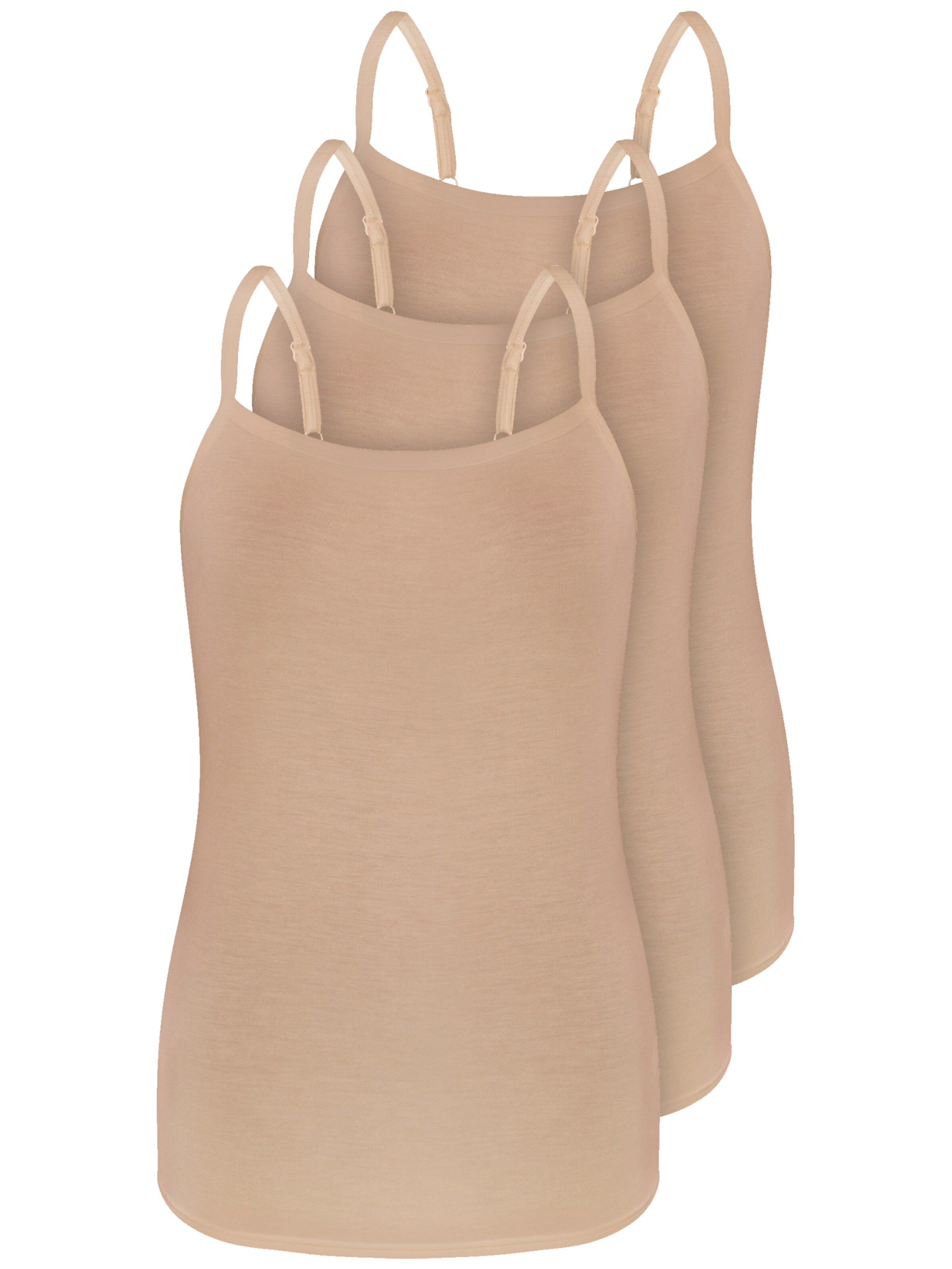 sassa Unterhemd 'Lovely Skin'‌‌‌ in Beige: Vorderseite
