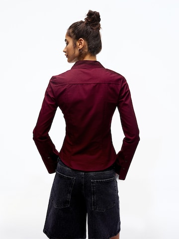 Bershka Bluse in Rot