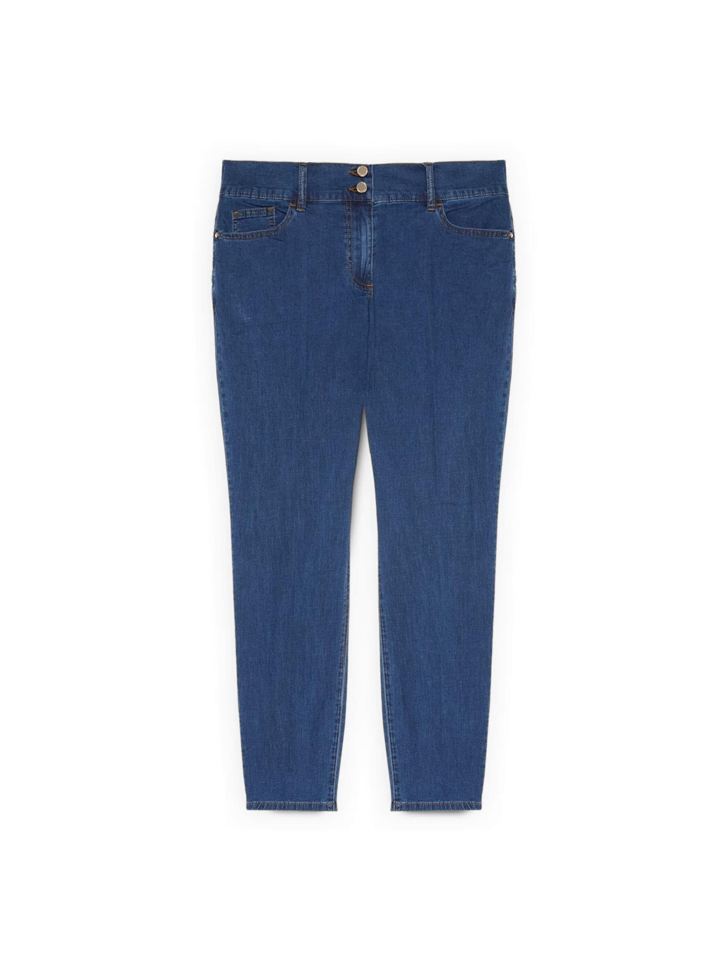 Skinny Jean Fiorella Rubino en bleu : devant