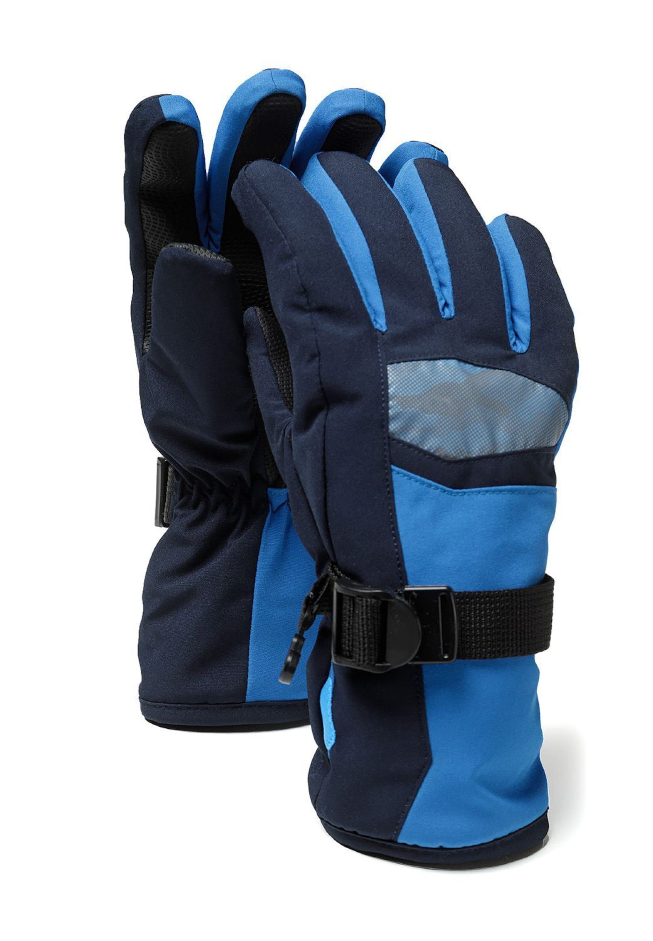 Gants MINOTI en bleu : devant