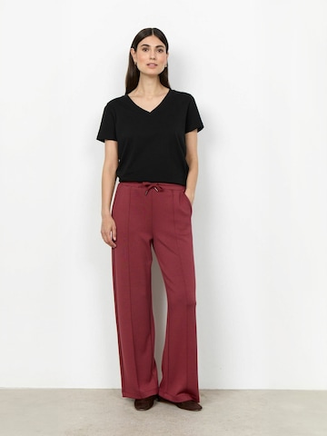 Regular Pantalon ' SC-BANU ' Soyaconcept en rouge : devant
