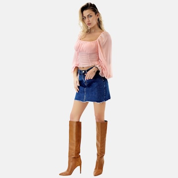 Elara Blouse in Pink