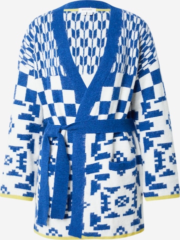 WHITE STUFF Neuletakki 'GEO' värissä sininen: etupuoli