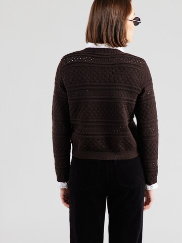 VERO MODA Sweter 'VMLEO' w kolorze brązowy