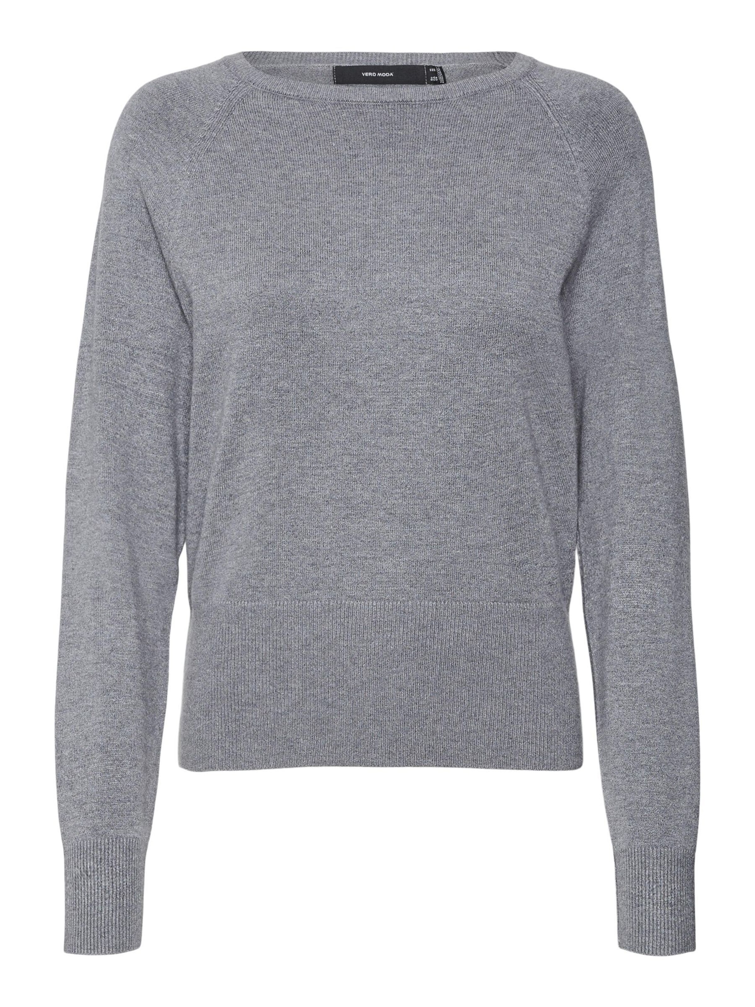 VERO MODA Sweater 'Laura' in Grey: front