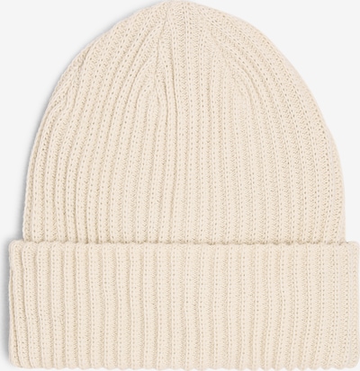 Megzta kepurė 'Hexo' iš PIECES, spalva – vilnos balta, Prekių apžvalga
