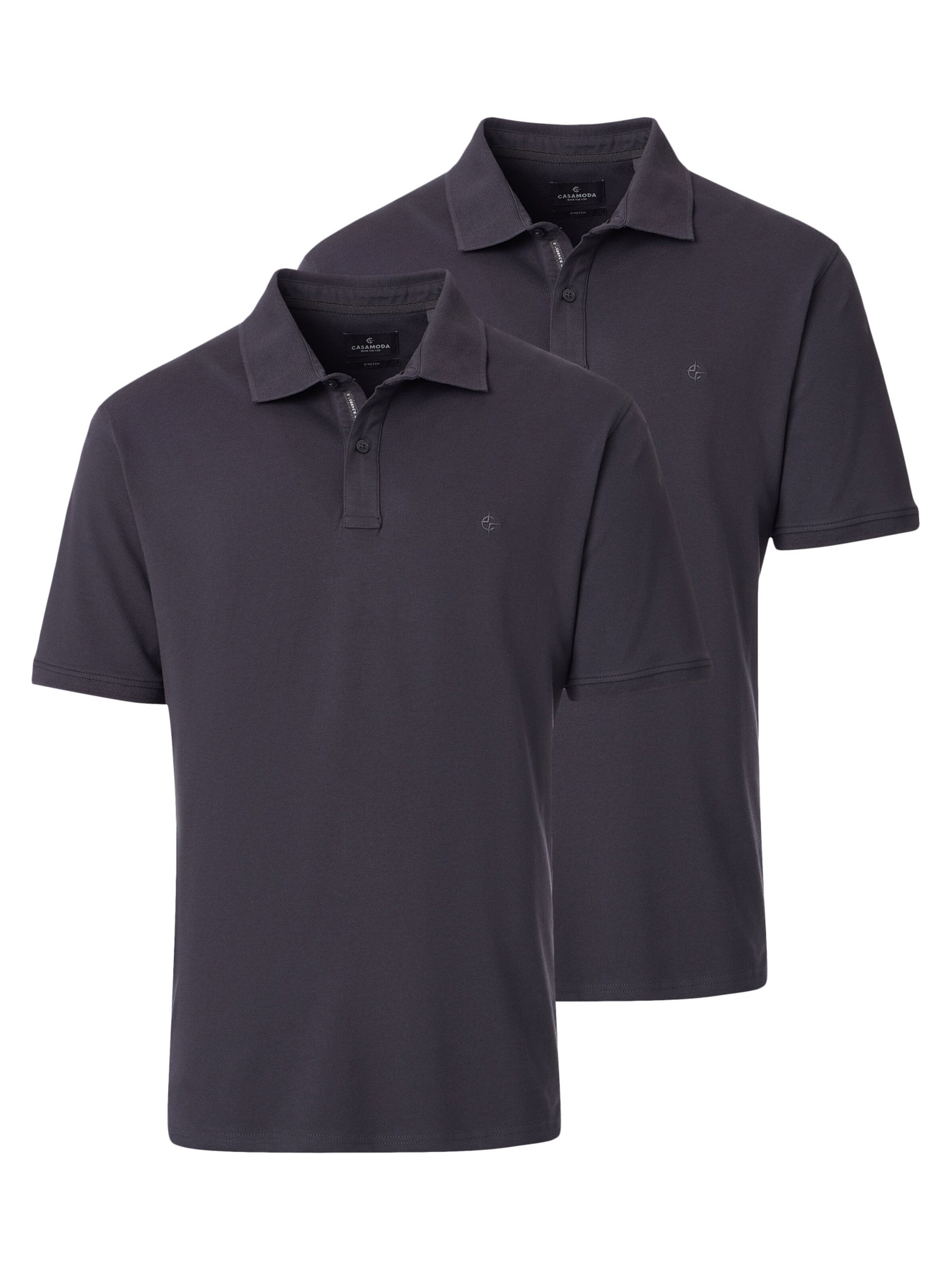 CASAMODA Shirt 'Basic' in Grey: front