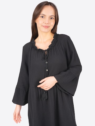 Seasons of April Dress 'AMARA MUSSELIN ' in Black