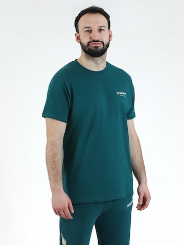 T-Shirt ' ludis ' SPITZBUB en vert : devant