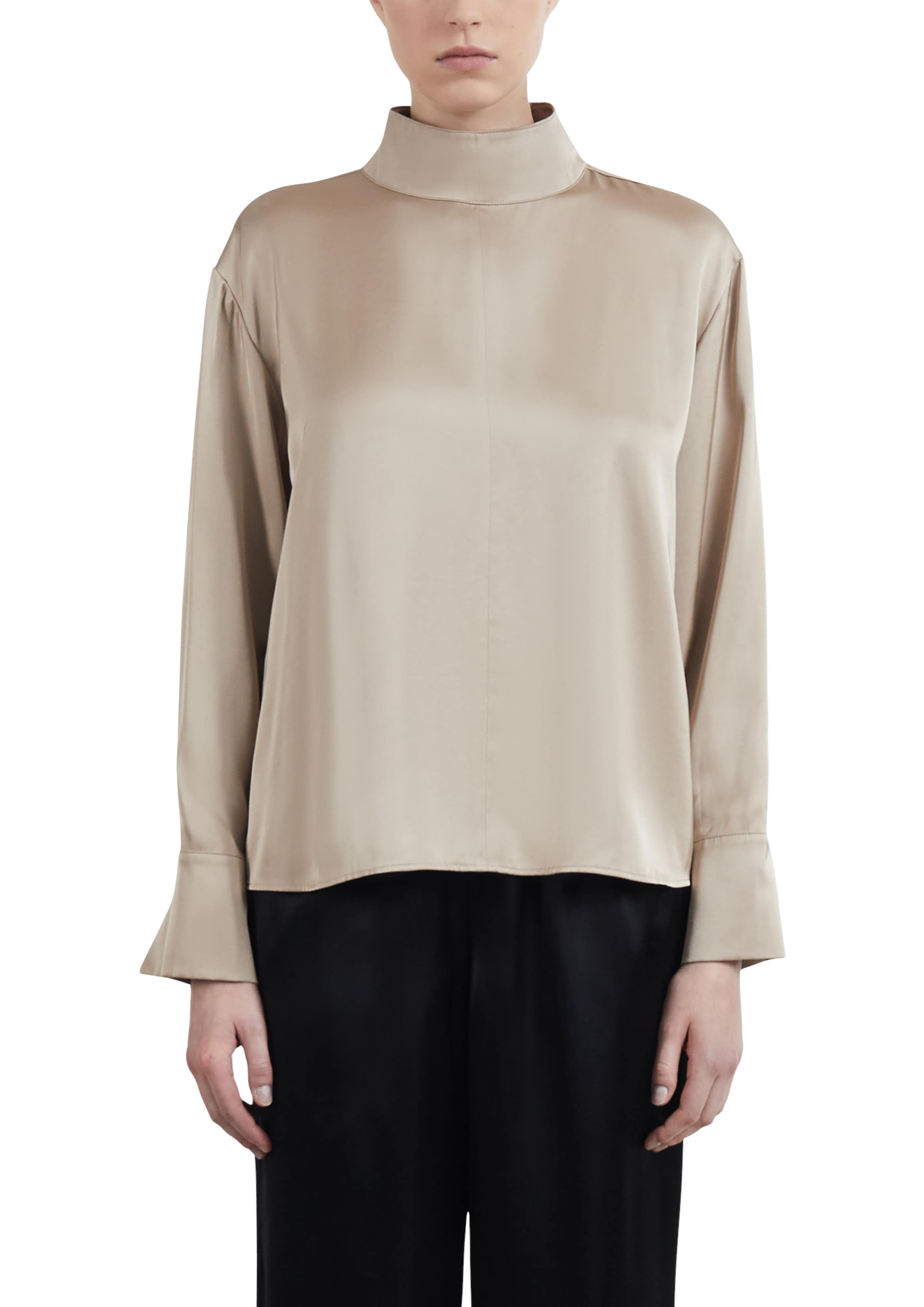 COMMA Blouse in Bruin: voorkant