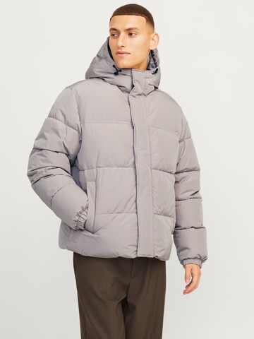 JACK & JONES Зимняя куртка 'JJEBradley' в Серый: спереди