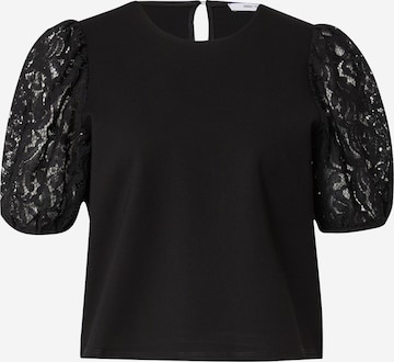 T-shirt 'Charlotta' ABOUT YOU en noir : devant