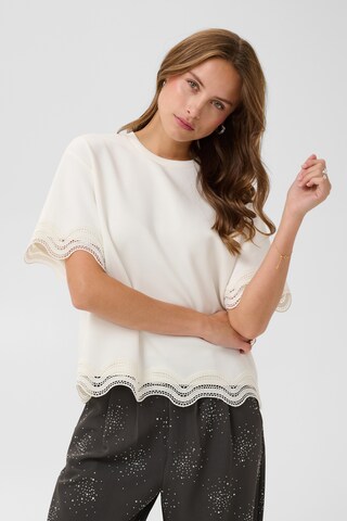 T-shirt 'Umila' SAINT TROPEZ en blanc : devant