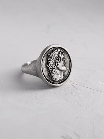 REYTEL Ring 'GAIUS IULIUS CAESAR'‌‌‌‌‌‌‌ in Silber: Vorderseite