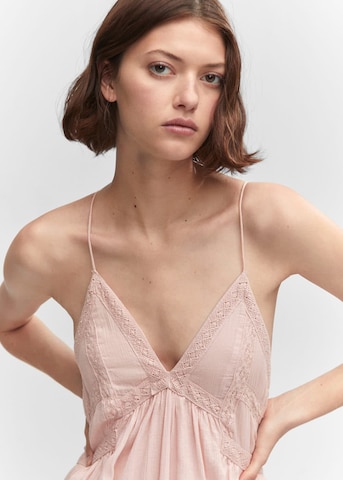 MANGO Letní šaty 'BELLA' – pink