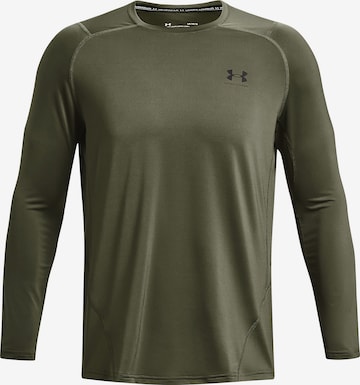 UNDER ARMOUR Funktionsshirt ' Armour Fitted ' in Grün: predná strana