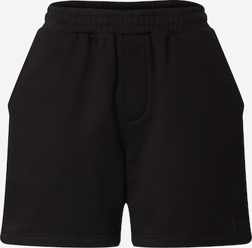 ABOJ ADEJ - regular Pantalón 'Arreza' en negro: frente