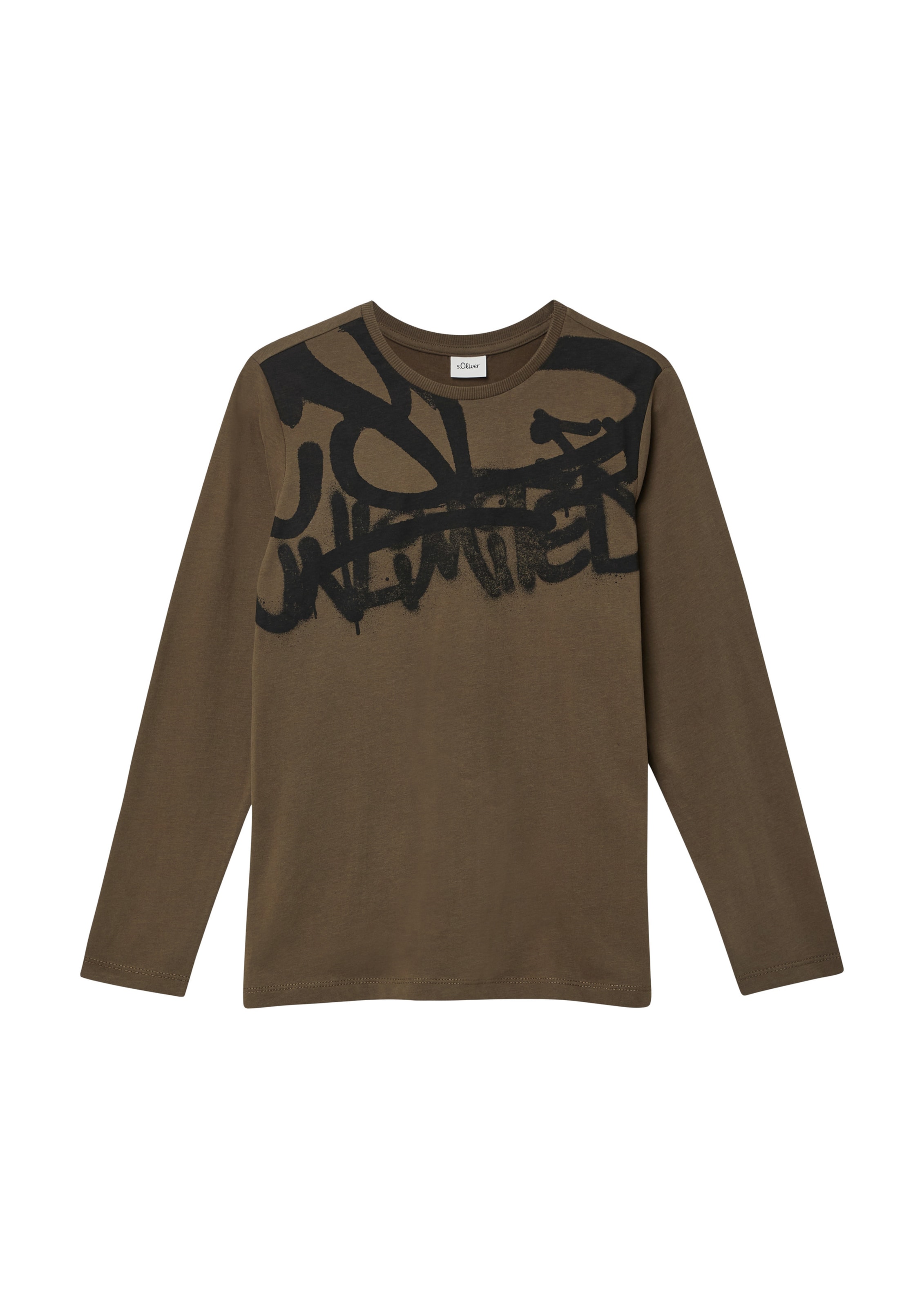T-Shirt s.Oliver en marron : devant