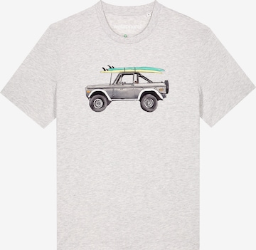 Watapparel Shirt 'Surf Pickup' in Grau: Vorderseite