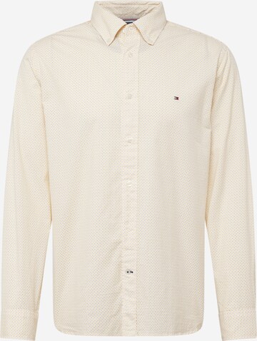 TOMMY HILFIGER Button Up Shirt in Yellow: front
