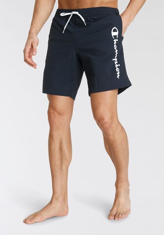 Pantaloncini da bagno di Champion Authentic Athletic Apparel in blu: frontale