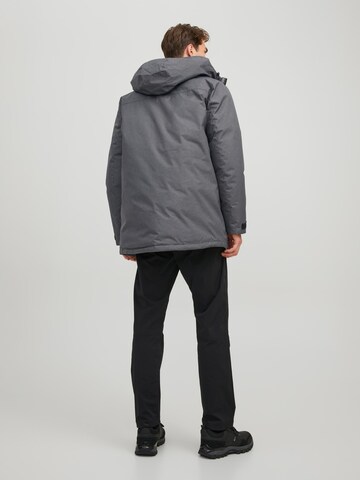 Parka mi-saison 'Bach' JACK & JONES en gris