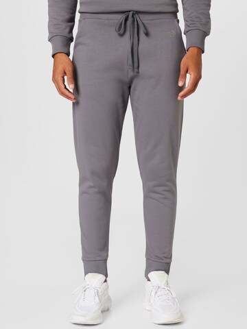 WESTMARK LONDON Tapered Trousers in Grey: front