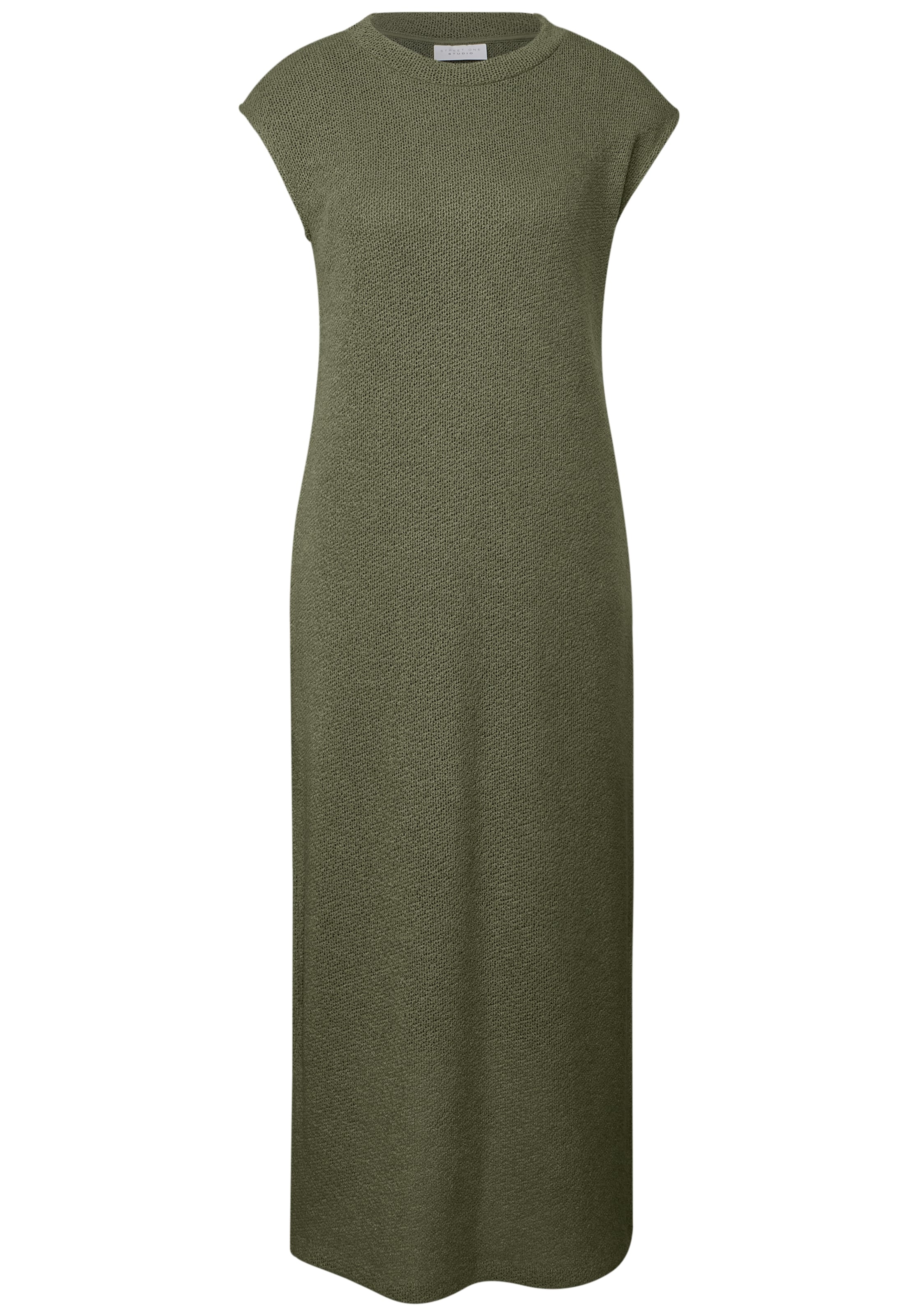 Street One Studio Knitted dress in Green: front