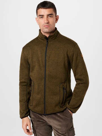 Whistler Fleece jas in Groen: voorkant