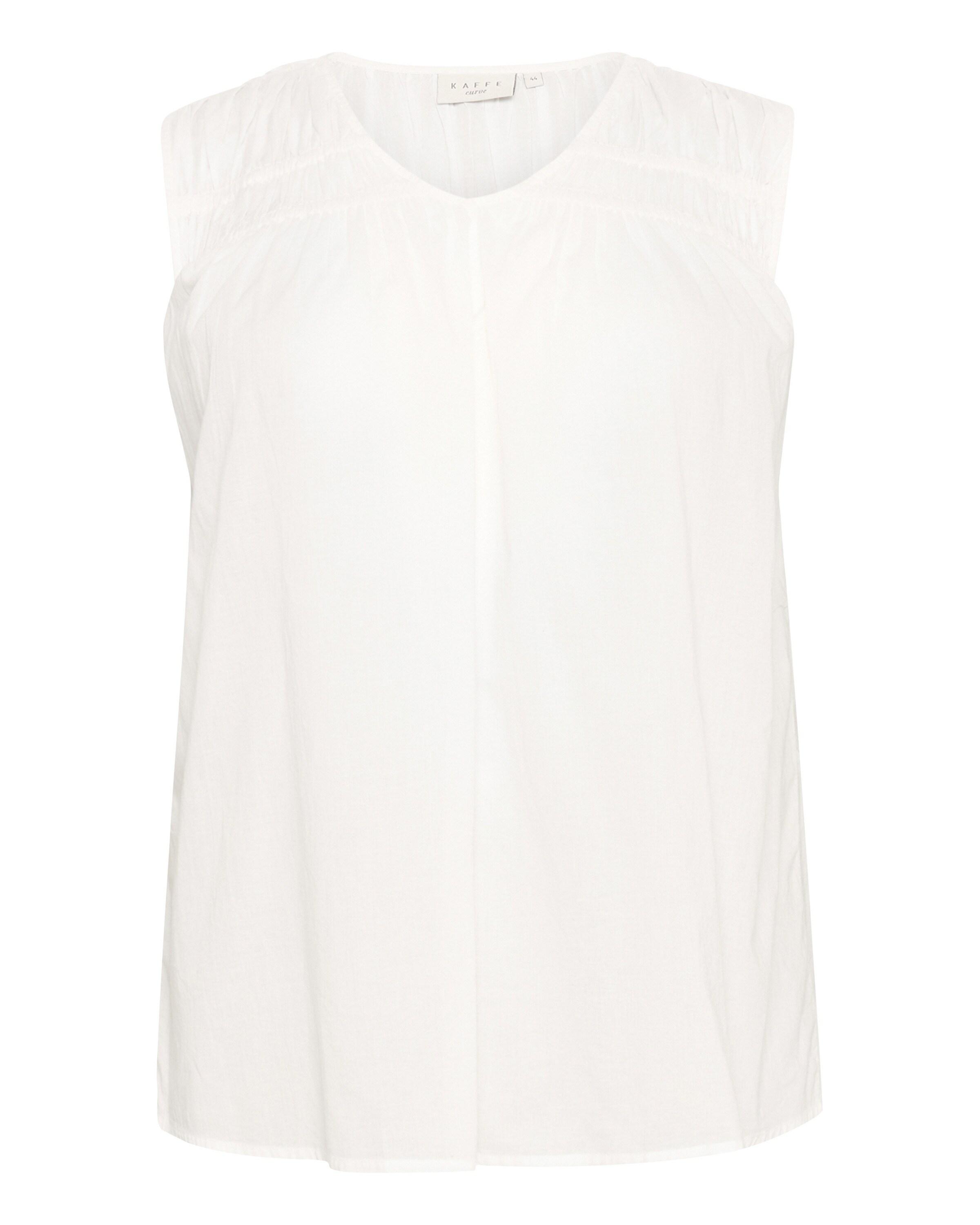 KAFFE CURVE - Blusa 'KCThia' em branco: frente