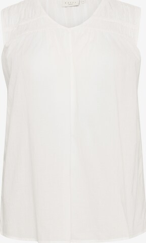 KAFFE CURVE - Blusa 'KCThia' em branco: frente