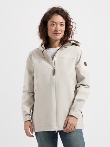 Veste mi-saison 'Jannike' Travelin en beige : devant