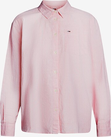 Tommy Jeans Blouse in Roze: voorkant