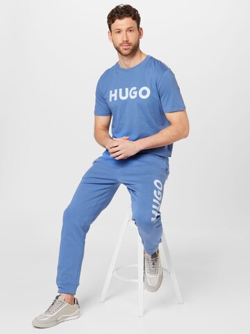 HUGO Red T-Shirt 'Dulivio' in Blau