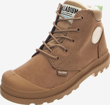 Palladium Stiefel 'Kids Pampa Hi Cuff Wps Oz Nude Brown Boots' in Braun: Vorderseite