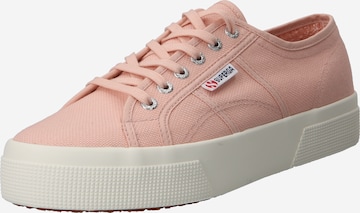 SUPERGA Platform trainers in Pink: front