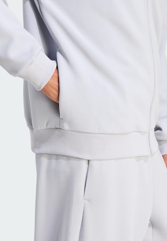 ADIDAS SPORTSWEAR Sportsweatjacke 'Soft Lux' in Grau