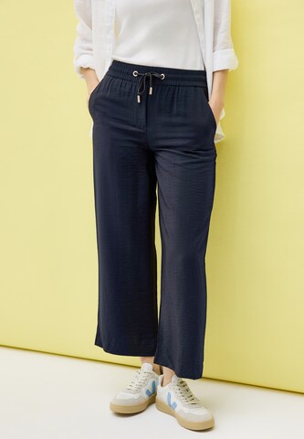 CECIL Loose fit Pants in Blue: front