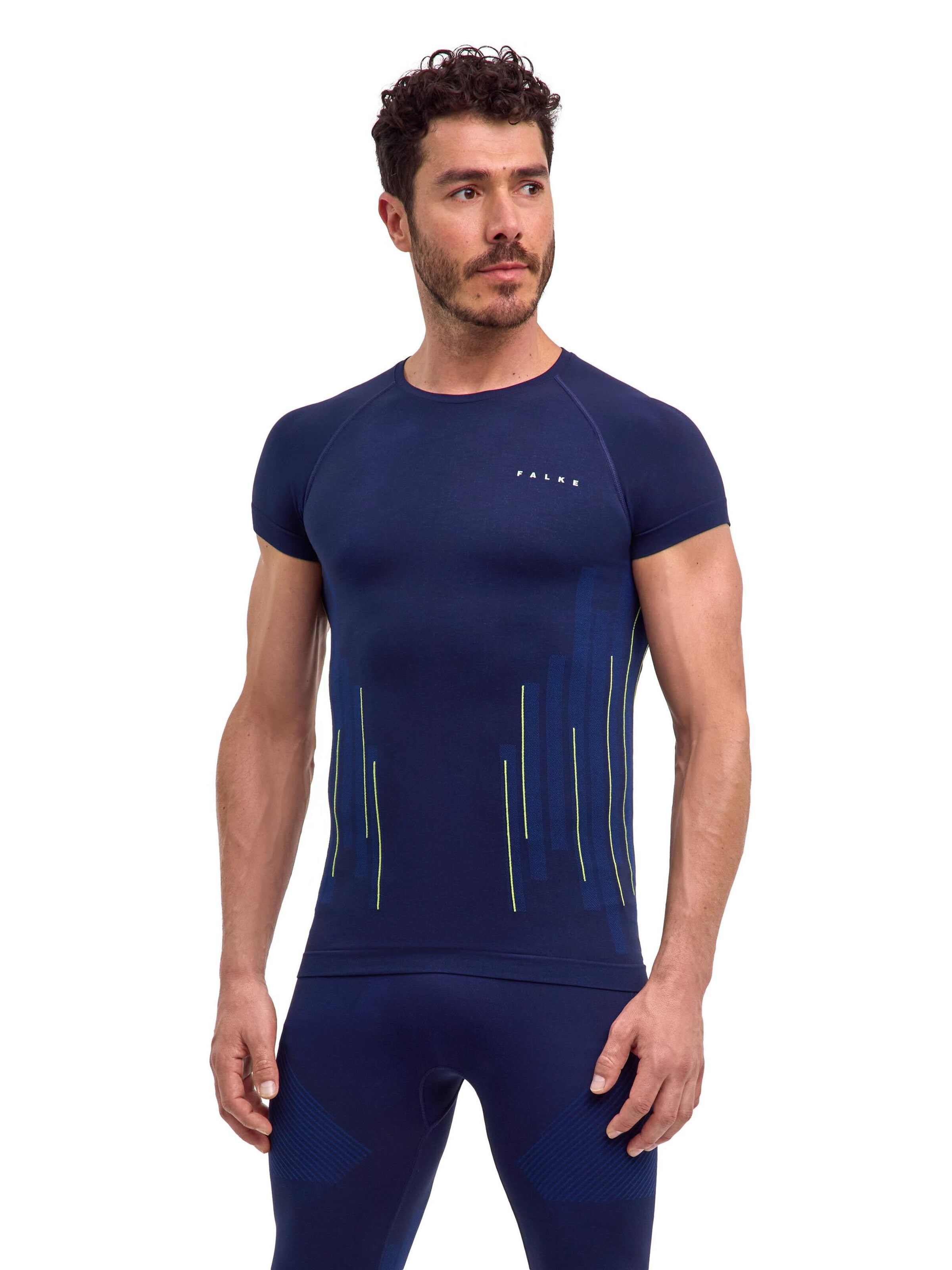FALKE Base Layer in Blue: front