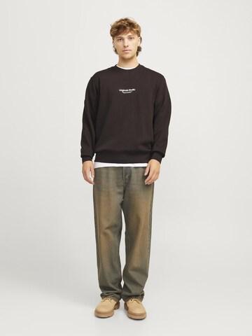JACK & JONES Sweatshirt in Brown