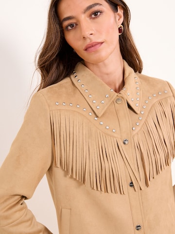 Lipsy Tussenjas in Beige