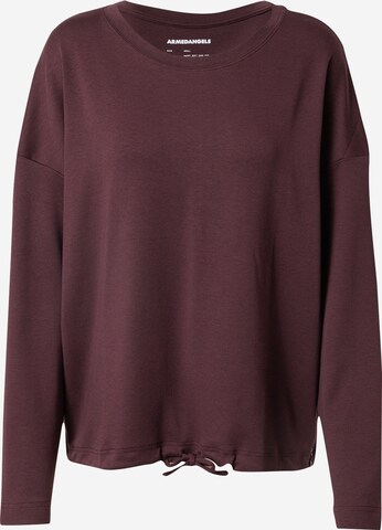 ARMEDANGELS Sweatshirt 'MAILA' in Lila: predná strana