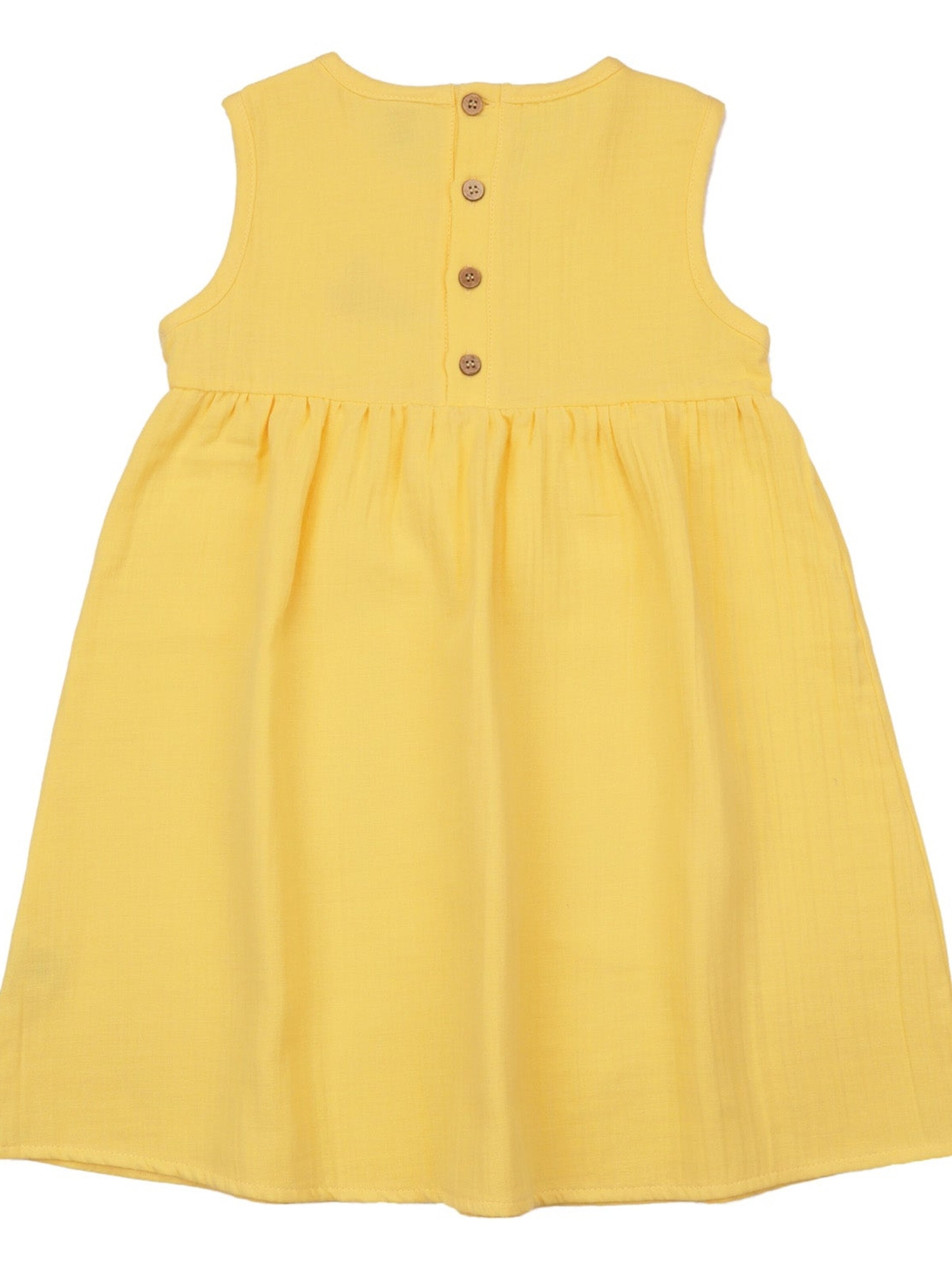 Walkiddy Dress 'Walkiddy - Golden Sun Sleeveless Dress' in Yellow