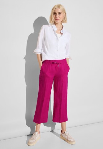 STREET ONE Wide Leg Hose in Pink