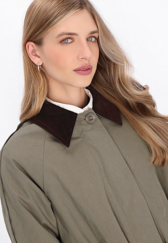 Manteau mi-saison DreiMaster Vintage en vert