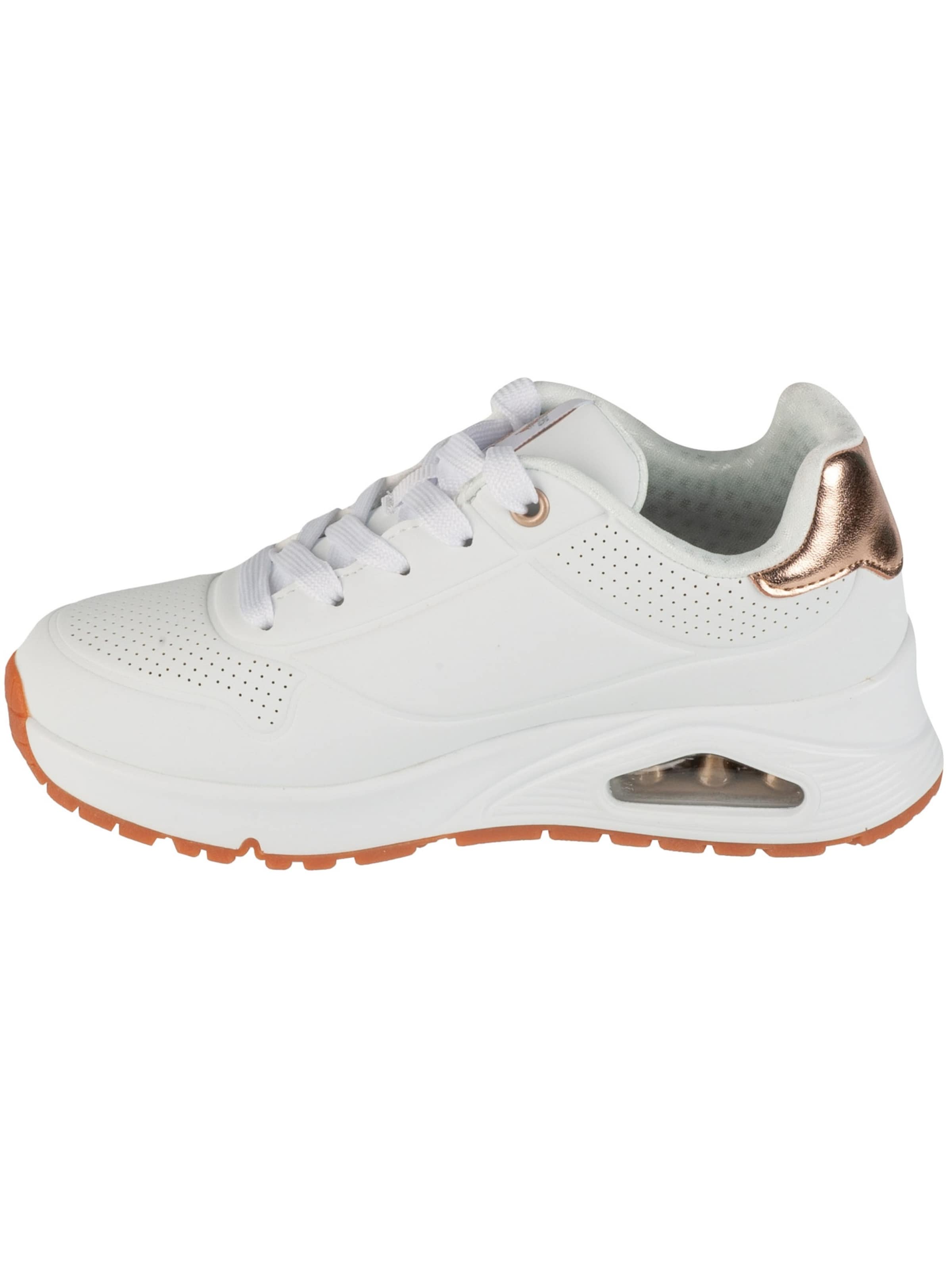SKECHERS Sneakers 'Skechers Uno Gen1 - Shimmer Away' in White: front