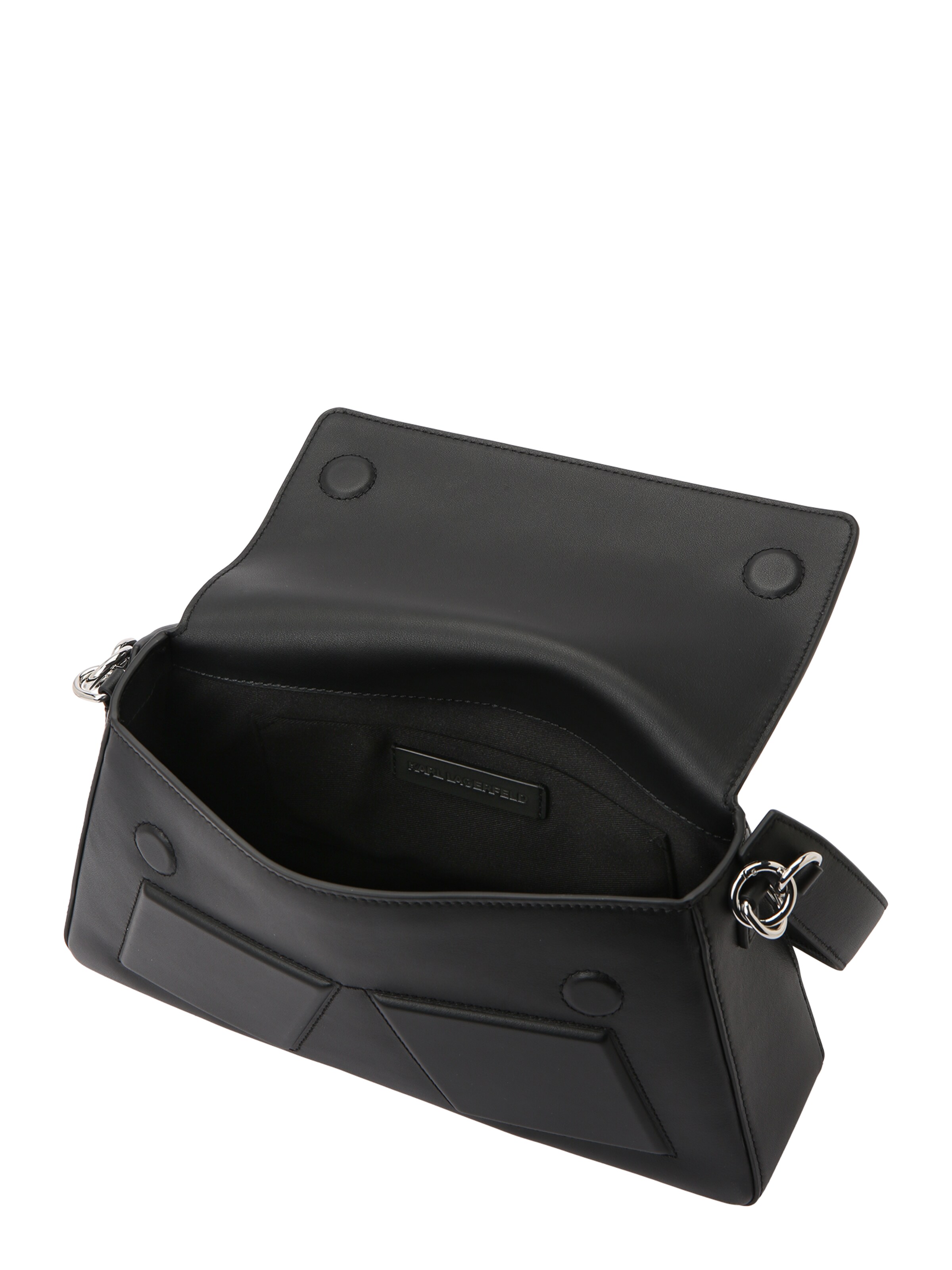 Borsa a spalla 'Ikon' di Karl Lagerfeld in nero