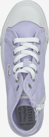 MUSTANG High-Top Sneakers in Purple